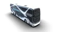 رونمایی هیوندایی از اولین اتوبوس تمام الکتریکی و دو طبقه+عکس