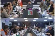 سومین جلسه قرارگاه حمل‌ونقل جاده‌ ای زائران اربعین  ۱۴۰۵ در پایانه شهید رئیسی (برکت) مهران 