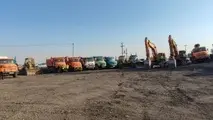 آغاز عملیات تعریض آزادراه ساوه سلفچگان به روایت تصویر