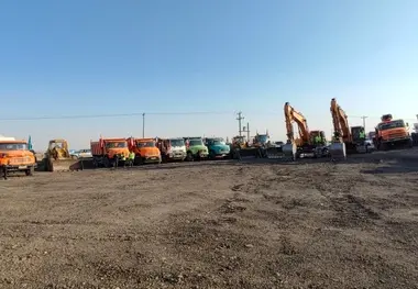 آغاز عملیات تعریض آزادراه ساوه سلفچگان به روایت تصویر