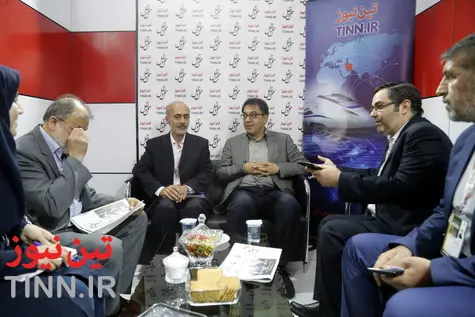 بازدید مدیرعامل شرکت بهره‌برداری مترو تهران از غرفه تین نیوز