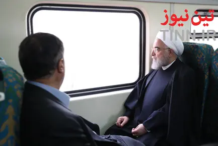 سفر مترویی دکتر روحانی به هشتگرد