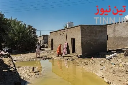خسارت سیل در روستاهای« زرآباد سیستان و بلوچستان»