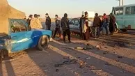 تصادف زنجیره‌ای در دزفول با یک کشته و ۱۴ مصدوم