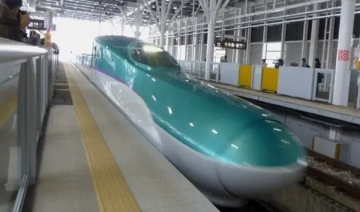 Japans new bullet train connects northernmost island