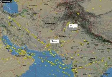 پروازهای عبوری مسیر افغانستان هم از ایران گرفته شد
