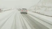 بارش برف و باران در محورهای مواصلاتی ۱۹ استان