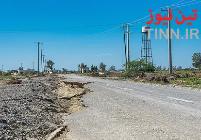 مناطق سیل زده دشتیاری چابهار