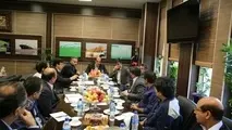 نشست مشترک سه جانبه(راه آهن،سازمان بنادر، ایمیدرو، منطقه ویژه اقتصادی خلیج فارس) درراه آهن هرمزگان