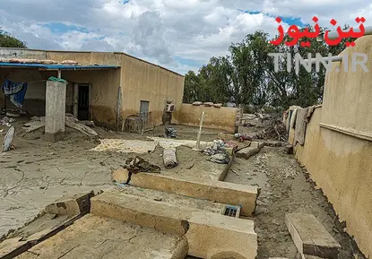 مناطق سیل زده دشتیاری چابهار