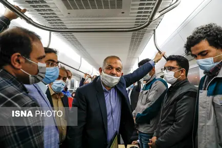 بازدید وزیر کشور از پروژه قطار ملی جهاد دانشگاهی