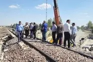 بازدید معاون فنی و زیربنایی راه آهن از روند بازسازی پل ورودی شهر چهارباغ