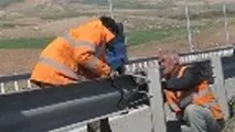 ایمن‌سازی محورهای تحت پوشش اداره راه و شهرسازی خنج