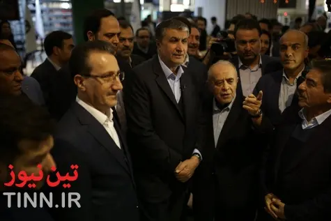 افتتاحیه نمایشگاه حمل‌ونقل و بازدید مدیرعامل راه‌آهن از نمایشگاه 