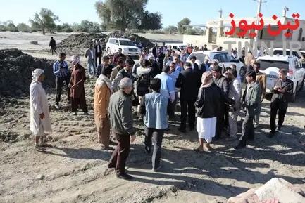 بازدید وزیر راه و شهرسازی از مناطق سیل‌زده شهرستان جاسک