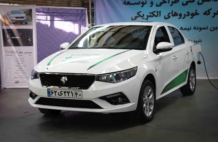 گام نخست ایران خودرو و مپنا برای تولید ۵۰ دستگاه تارا برقی