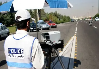 فیلم| نحوه عملکرد دوربین‌ های کنترل سرعت پلیس راهور