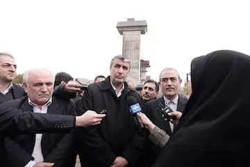 بازدید وزیر راه و شهرسازی از راه‌آهن تبریز- میانه و بزرگراه تبریز