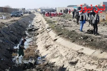 سقوط هواپیمای بوئینگ اوکراینی در جنوب تهران-1