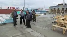 بازدید معاون دفتر فنی و بهره برداری راهداری از پایانه مرزی لطف آباد