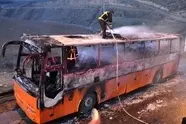 آتش‌ سوزی اتوبوس در غرب هند با ۲۰ کشته