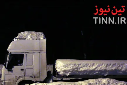 ترافیک سنگین در جاده‌های برفی گیلان