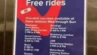 راهکار یک شرکت حمل و نقلی در نیویورک برای تشویق مردم به واکسن زدن 