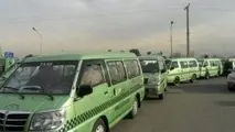  تجمع اعتراضی رانندگان ون‌های مسافربری‌‌ تهران 