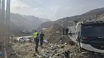 جزییات حادثه واژگونی اتوبوس در جاده هراز