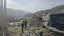 جزییات حادثه واژگونی اتوبوس در جاده هراز