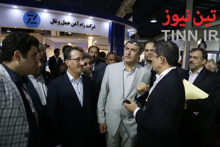 بازدید وزیر راه از هفتمین نمایشگاه بین‌المللی حمل‌ونقل ریلی