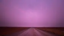 جاده های لرستان لغزنده است