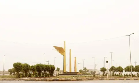 گرد و خاک در آبادان