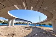 پیاده روی و دوچرخه سواری روی بزرگراه / ساخت پل ۲۴۰ متری سرزندگی در غرب تهران