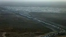 عکس/ ترافیک سنگین در مرز مهران 