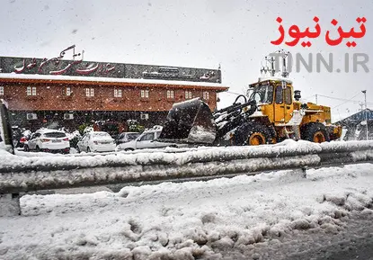 بارش سنگین برف در گیلان