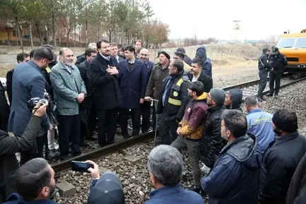 بازدید بذرپاش از راه آهن زنجان (9)