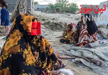 مناطق سیل زده دشتیاری چابهار