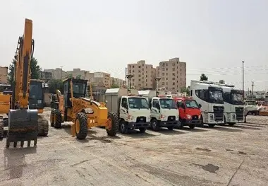 تقویت ناوگان راهداری ایلام با ورود ۱۰ دستگاه ماشین‌ جدید