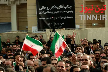 مراسم افتتاح راه آهن میانه - بستان آباد