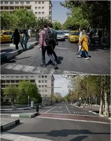 تهران قبل و بعد کرونا