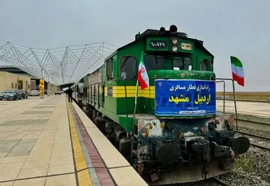 راه‌ آهن اردبیل به میانه افتتاح شد