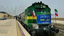 راه‌ آهن اردبیل به میانه افتتاح شد