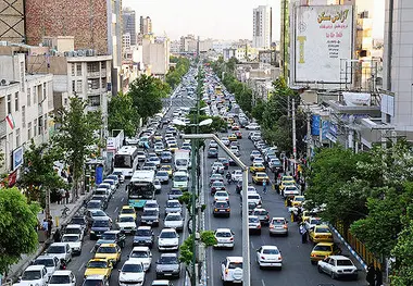 جدول وضعیت ترافیک لحظه‌ای راه‌های اصلی و فرعی استان تهران -۱