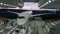 First Air France Airbus A350-900 rolls out of the paint shop