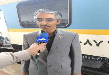 عبور زائران اربعین از ایستگاه راه‌آهن زاهدان