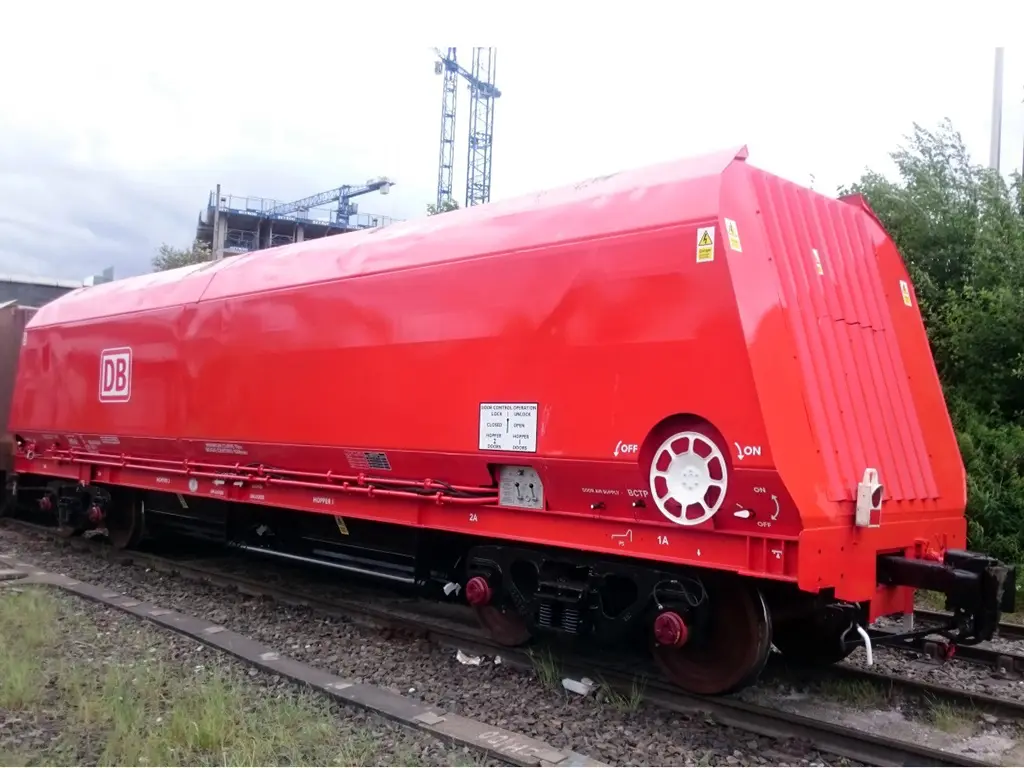 Coal wagons converted to carry aggregates