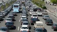 ترافیک سنگین در آزادراه کرج  تهران