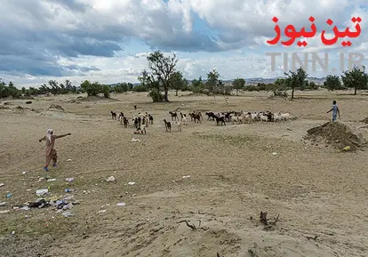 مناطق سیل زده دشتیاری چابهار