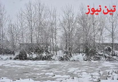 بارش سنگین برف در گیلان